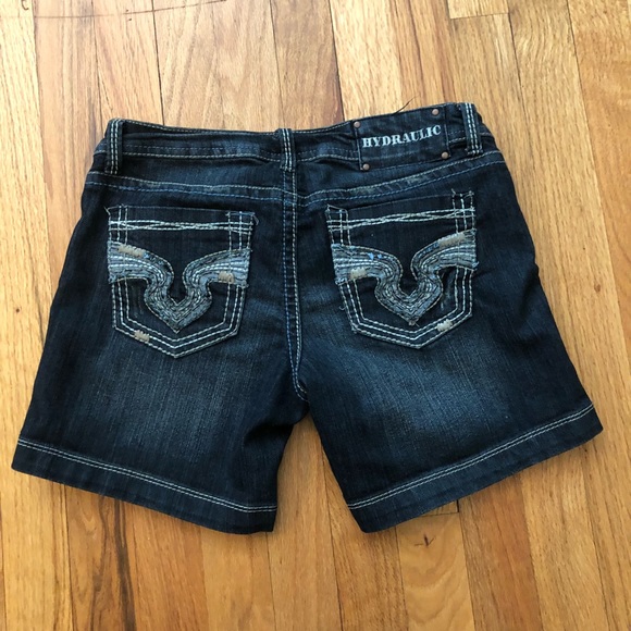 Hydraulic Jean Shorts Size 5/6 - Picture 3 of 4